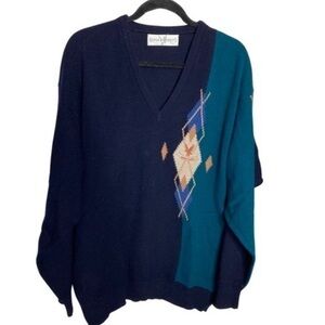 Lyle &‎ Scott lambswool pullover sweater
Sz XL